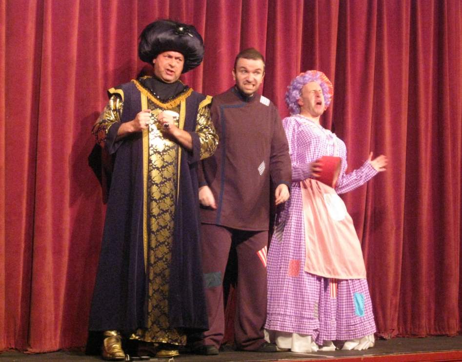 Abanazar, Wishee Washee and Widow Twankey