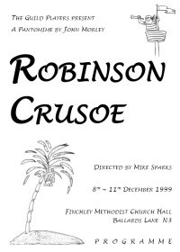 Robinson Crusoe Programme Cover