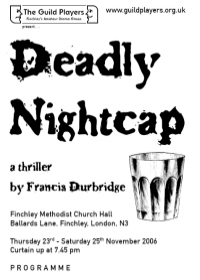 Deadly Nightcap Programme Cover