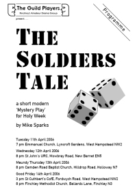 The Soldiers Tale Programme Cover